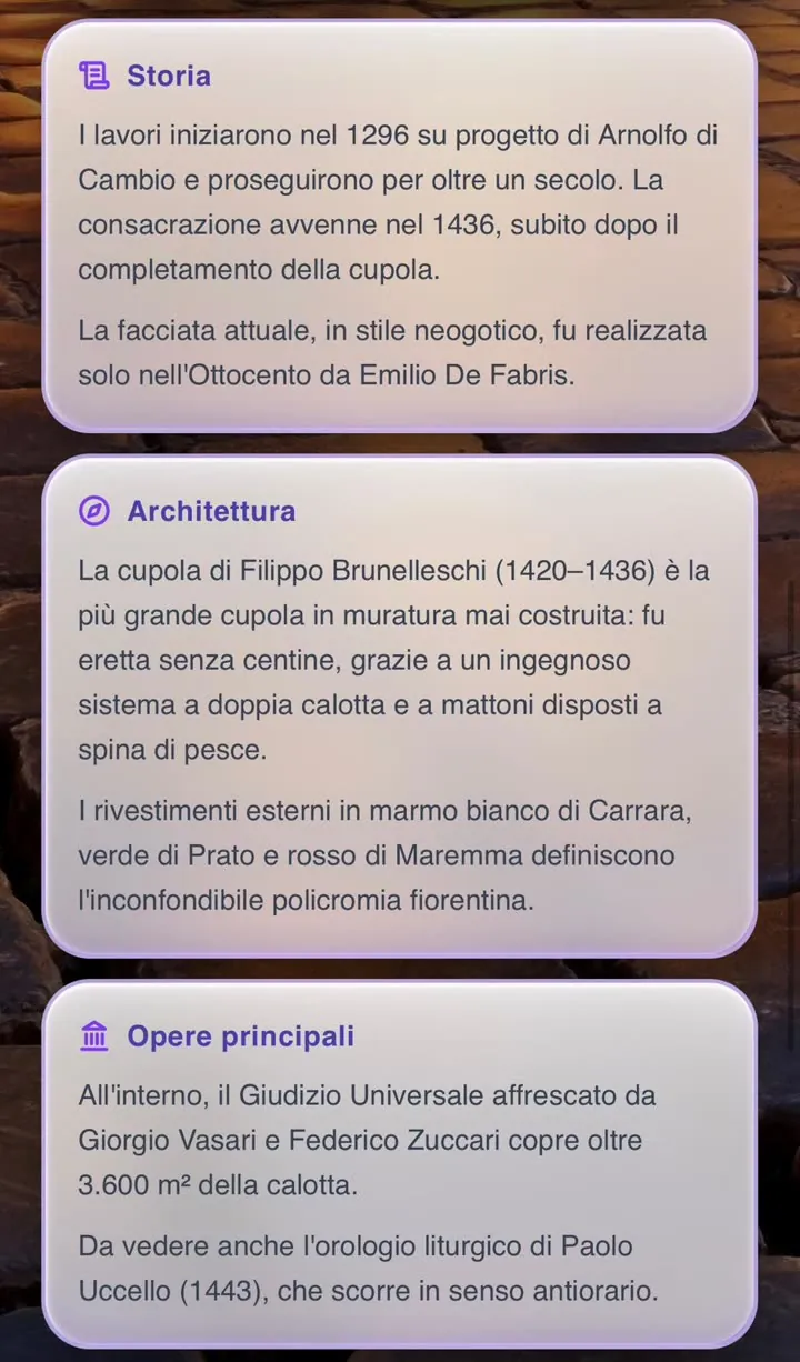 Detalles sobre historia, arquitectura y obras principales